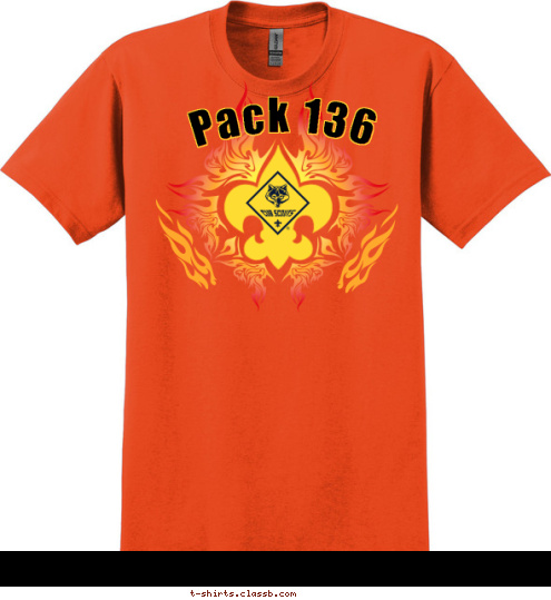 Pack 136 Geneseo, IL T-shirt Design 