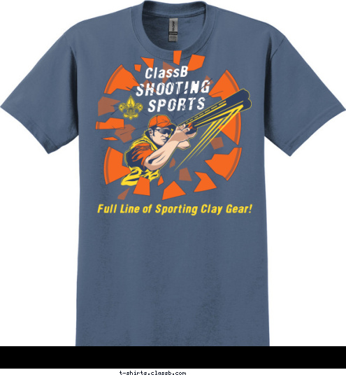 ClassB Full Line of Sporting Clay Gear! SHOOTING SPORTS T-shirt Design 