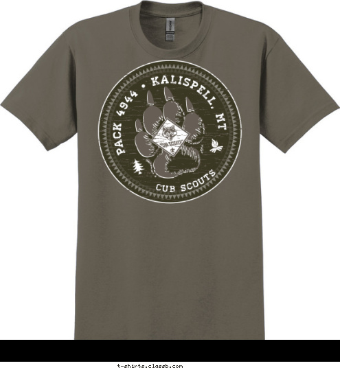 CUB SCOUTS PACK 4944 • Kalispell, MT  T-shirt Design 