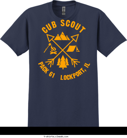 PACK 61   LOCKPORT, IL CUB SCOUT T-shirt Design 