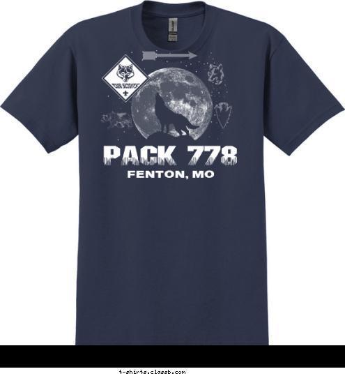 PACK 778 FENTON, MO
 T-shirt Design 