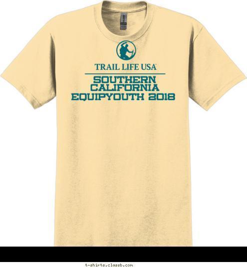 CHARTERED BY GREAT ORGANIZATION Trail Life USA EQUIPYouth 2018 Southern California T-shirt Design 