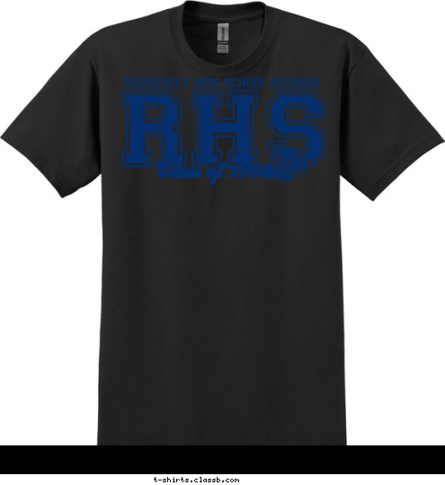 Class of 1995 RHS roosevelt high school reunion T-shirt Design 