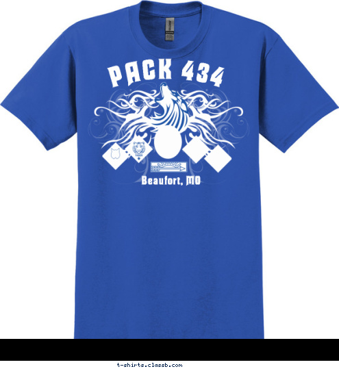 PACK 434 Beaufort, MO T-shirt Design 