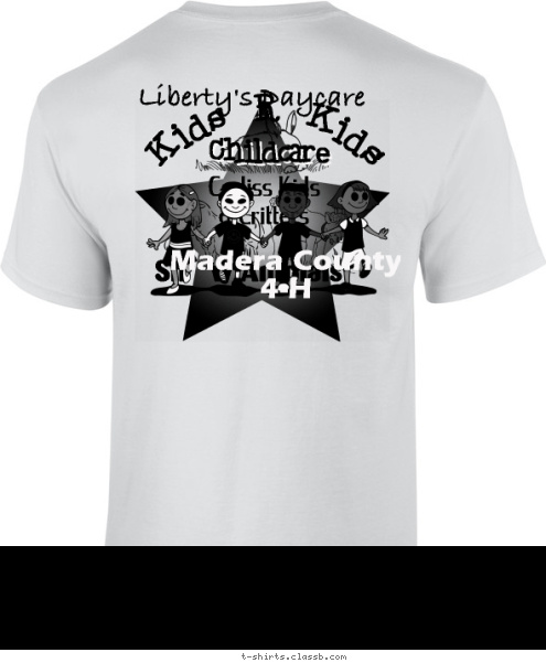 Sh   w Animals Madera County
4-H It's all about my It's all about my Your text here! Liberty's Daycare
 Childcare Kids R Kids Corliss Kids 
& Critters Liberty's Daycare
 Childcare Kids R Kids Sh   w Animals T-shirt Design 