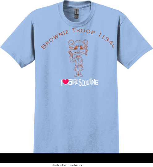 Brownie Troop 11340 T-shirt Design 