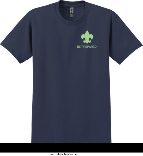 BE PREPARED TROOP 31 CHARLESTON, SC T-shirt Design 