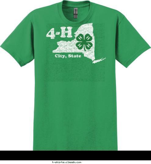 City, State 4-H T-shirt Design 