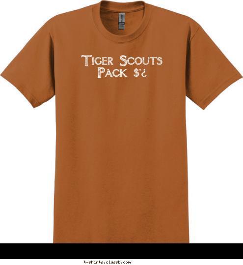 Tiger Scouts Pack 425 T-shirt Design 