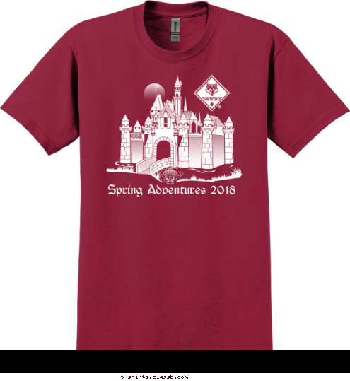 Days 123 123 Pack Spring Adventures 2018 T-shirt Design 
