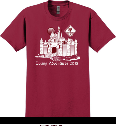 Days 123 123 Pack Spring Adventures 2018 T-shirt Design 