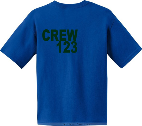 CREW
123 T-shirt Design 