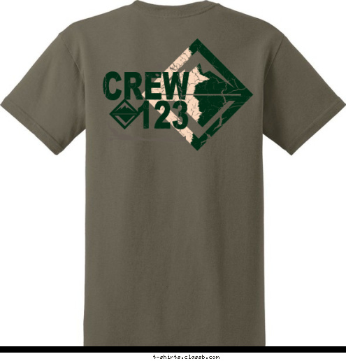 New Text CREW
123 T-shirt Design 