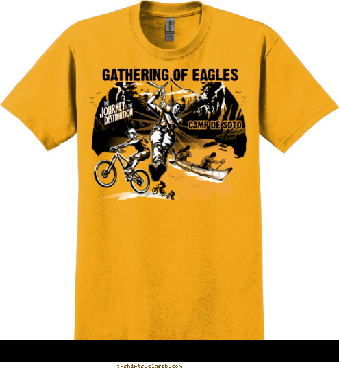CAMP DE SOTO GATHERING OF EAGLES T-shirt Design 