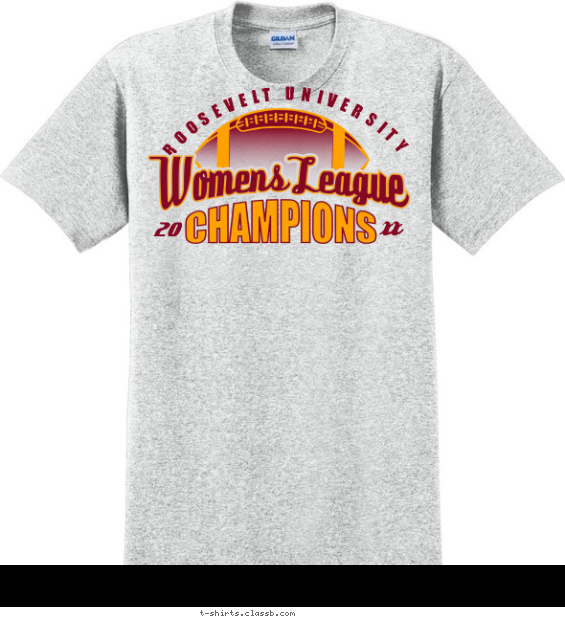 Women's Football T-shirt Design