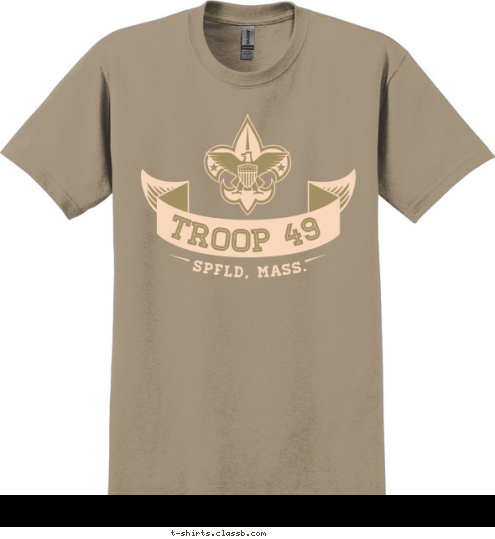 SPFLD, MASS. TROOP 49 T-shirt Design 