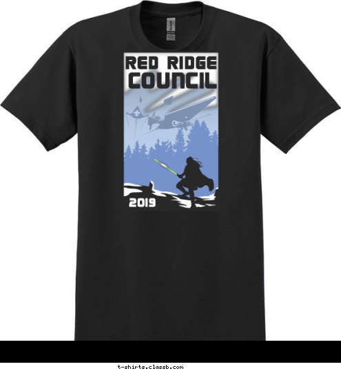 2019 COUNCIL RED RIDGE T-shirt Design SP6567