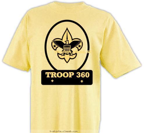 Pawleys Island, SC TROOP 360 T-shirt Design 