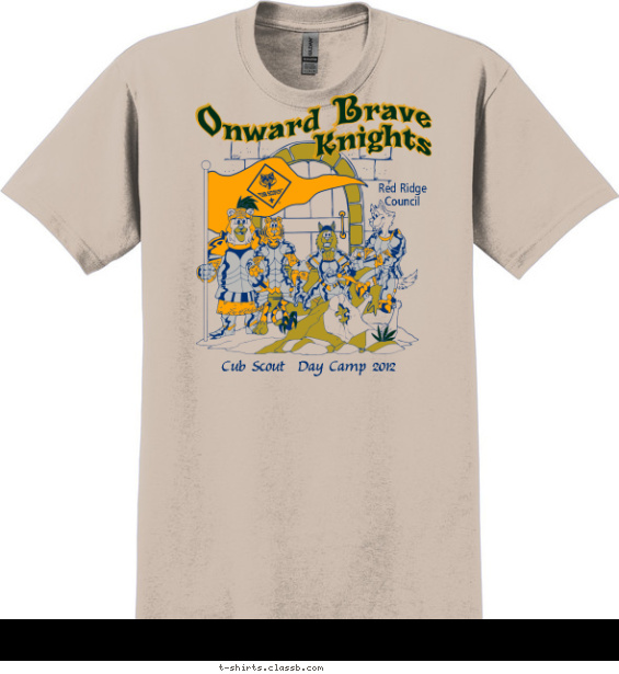 Knight's Cub Scout Day Camp T-shirt Design