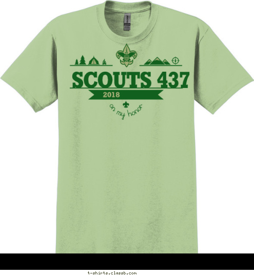 2018 SCOUTS 437 T-shirt Design 