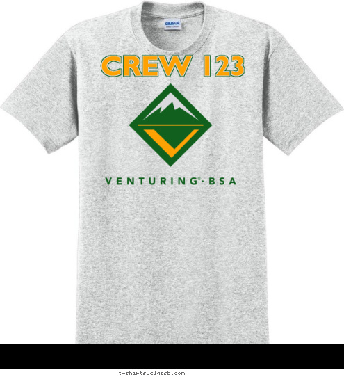 CREW 123 T-shirt Design 