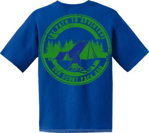 PACK 499
GRAYSON, GA CUB SCOUTS THE PATH TO ADVENTURE CUB SCOUT PACK 499 T-shirt Design 