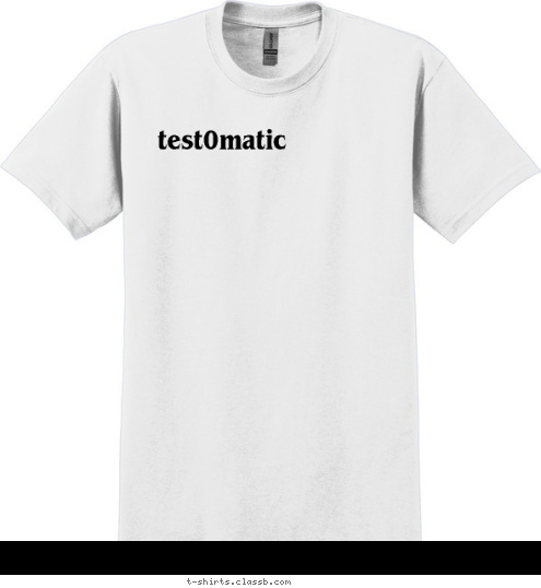 New Text test0matic T-shirt Design 