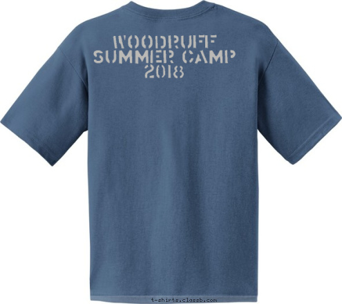 Dunwoody, GA  WOODRUFF SUMMER CAMP 2018 266 BSA T-shirt Design RETRO