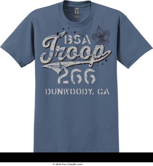 Dunwoody, GA  WOODRUFF SUMMER CAMP 2018 266 BSA T-shirt Design RETRO