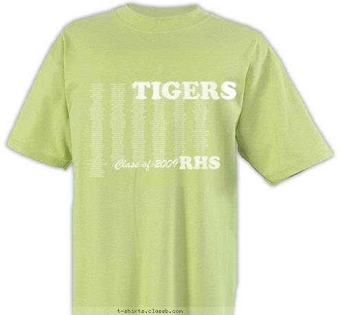 Class of 2009 RHS TIGERS T-shirt Design 