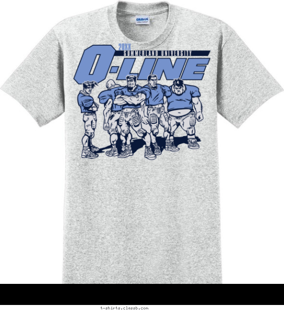 O-Line T-shirt Design