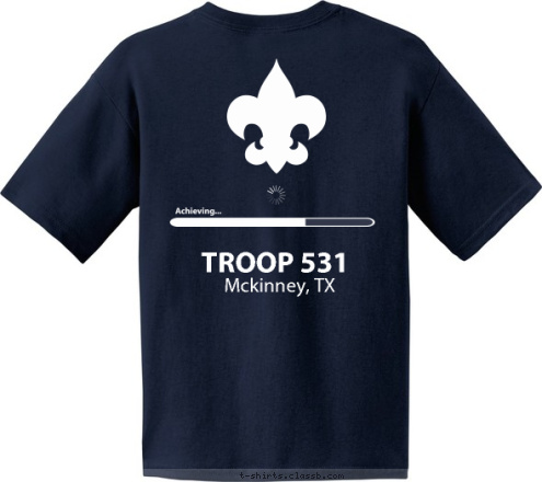 Troop 531 Mckinney, TX Mckinney, TX TROOP 531 T-shirt Design 