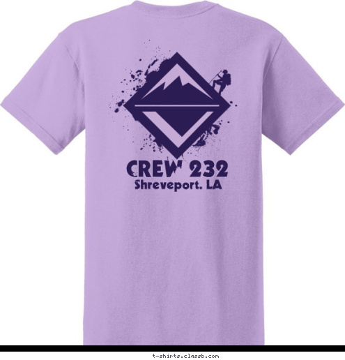 CREW 232 Shreveport. LA

 T-shirt Design 