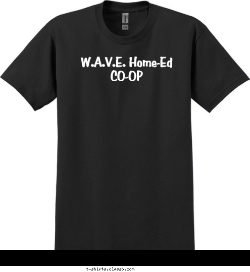 W.A.V.E. Home-Ed CO-OP T-shirt Design 