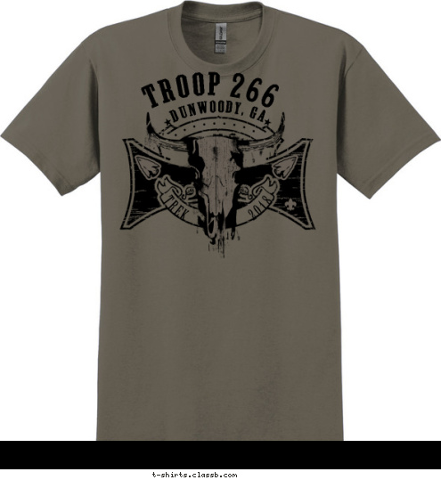 TROOP 266 DUNWOODY, GA TREK            2018 T-shirt Design design3_sam