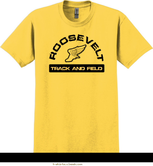 TRACK AND FIELD ROOSEVELT T-shirt Design SP1026