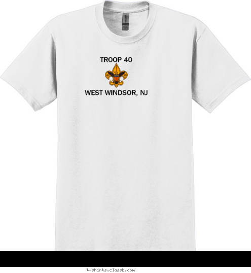 TROOP 40




WEST WINDSOR, NJ BSA TROOP 123 BSA TROOP 123 T-shirt Design 