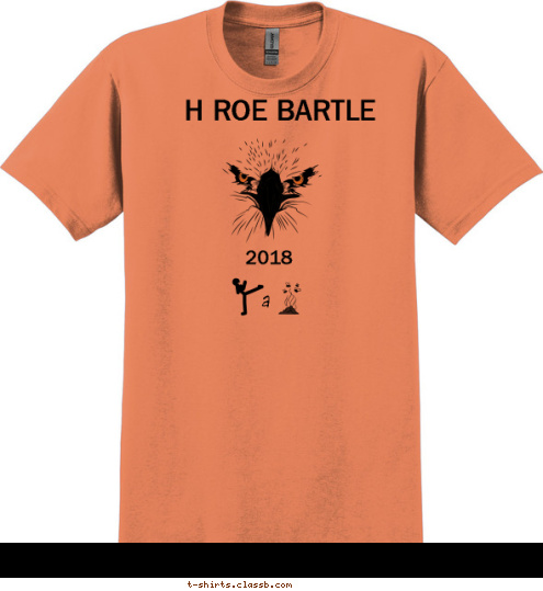 BSA Anytown, Usa Troop 123 2018 H ROE BARTLE a T-shirt Design 