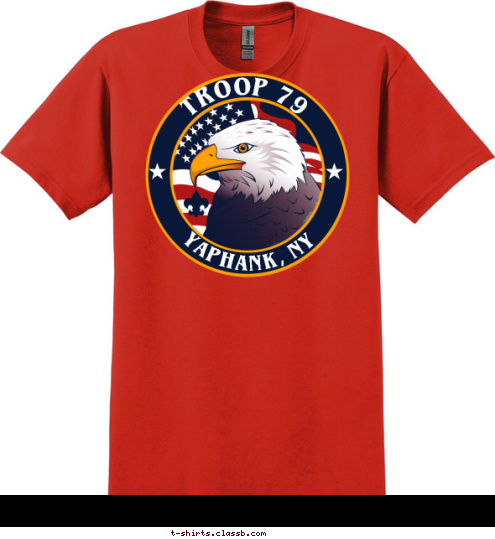 TROOP 79 TROOP 79 YAPHANK, NY T-shirt Design 