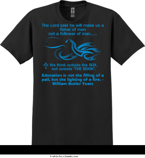 School is for Fish NOT Kids.. We're not afraid to go against the flow.... New Text W.A.V.E. 
Home Education Co-op The Lord said he will make us a fisher of men 
not a follower of man..... We think outside the BOX, 
not outside 