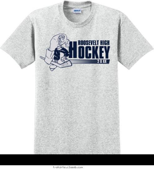 ROOSEVELT HIGH 2 0 12 OCKEY H T-shirt Design SP284