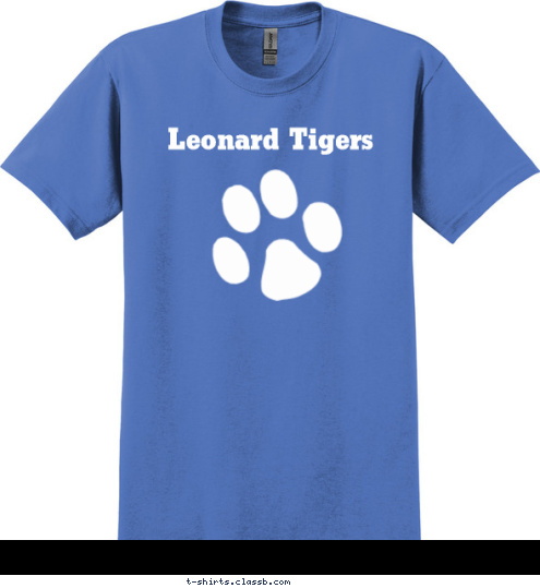 Leonard Tigers T-shirt Design 