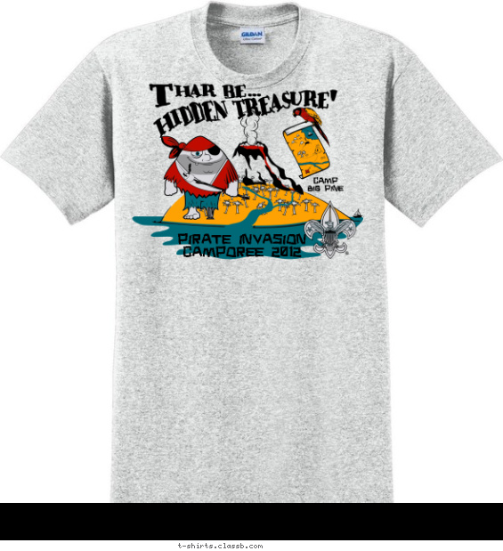 Hidden Treasure T-shirt Design