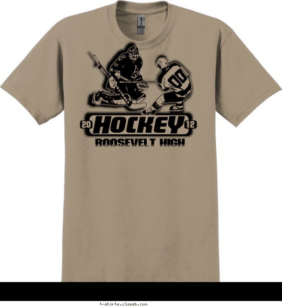 Hockey Players T-shirt Design