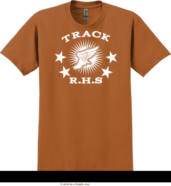 Star Track Team T-shirt Design