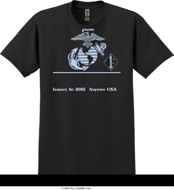 Marine Division Shirt T-shirt Design