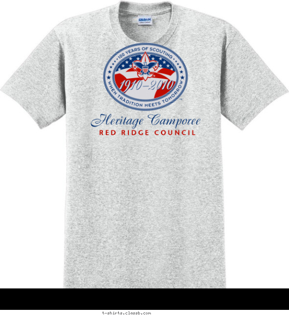 When Tradition Meets Tomorrow Camporee T-shirt Design