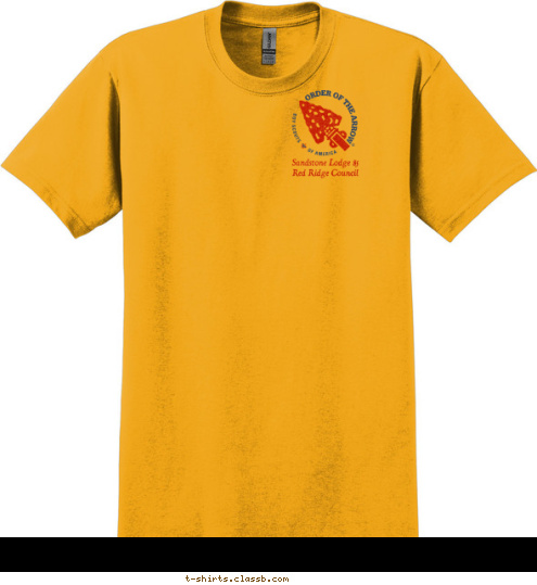 Your text here Sandstone Lodge 85
Red Ridge Council T-shirt Design SP591
