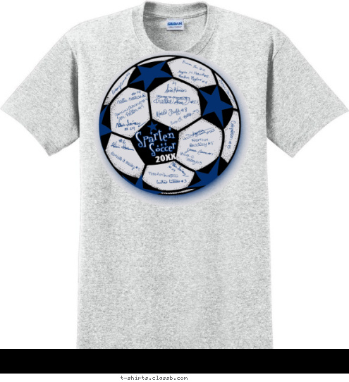 2012 Soccer Sparten T-shirt Design sp290