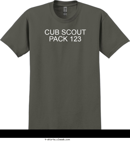 CUB SCOUT PACK 123 T-shirt Design 